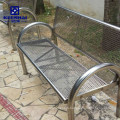 Custom Made Modern Stainless Steel Garden Seating Bench for Park